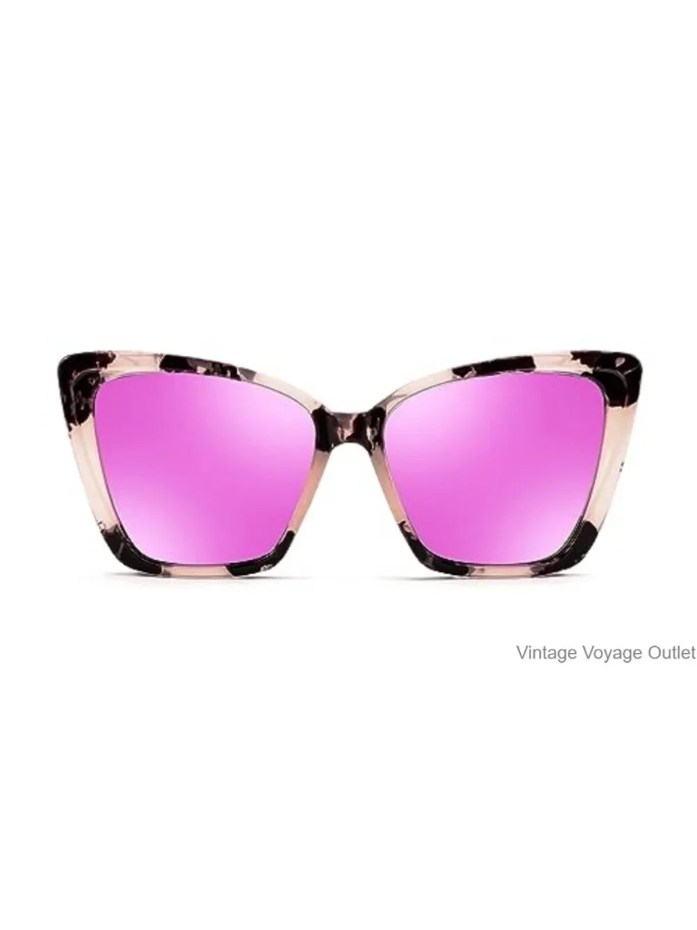 Polarized Cat Eye Sunglasses Oversized Retro Fashion Shades